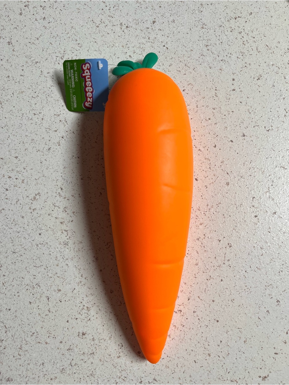 Sunny Days Jumbo Squeezy Carrot Squishy Stress Fidget Sensory authentic